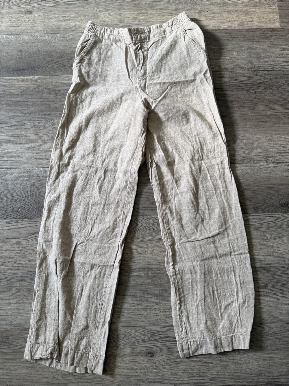 Joe Fresh Linen-Blend Pants Chinos in Light Beige - never worn